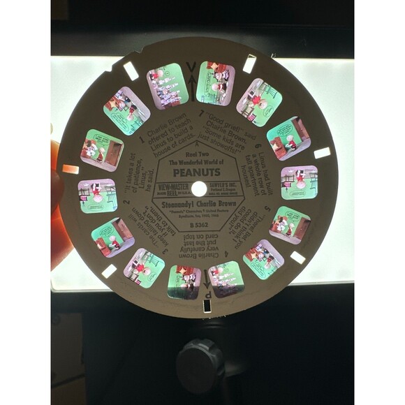 Vintage Peanuts View-Master 3 Reel Set Snoopy Charlie Brown B5361-63 - Picture 4 of 5